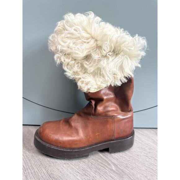 RARE convertible lamb fur shearling boot - Picture 2 of 6